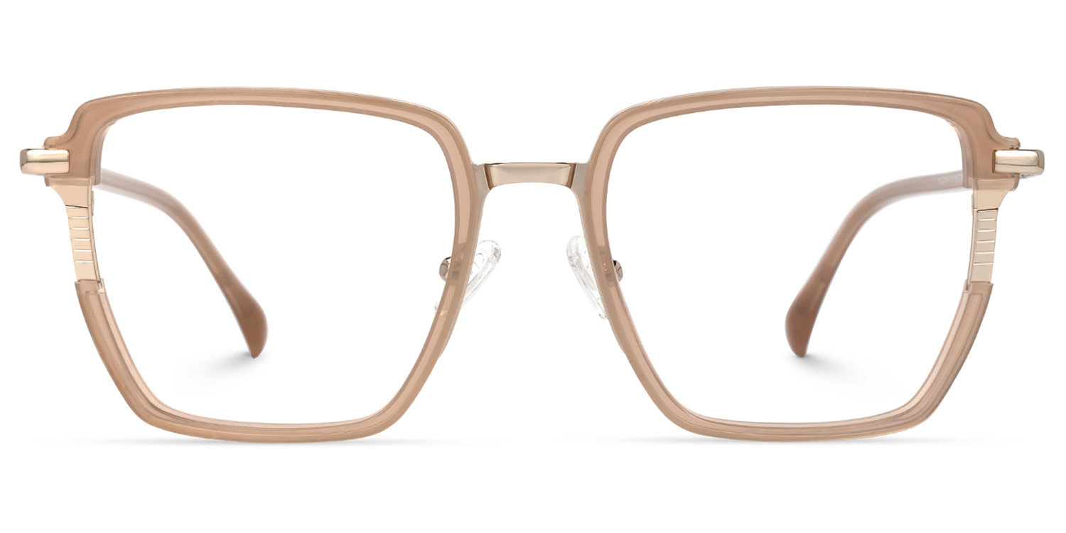 Lael Champagner Quadratisch Brille0