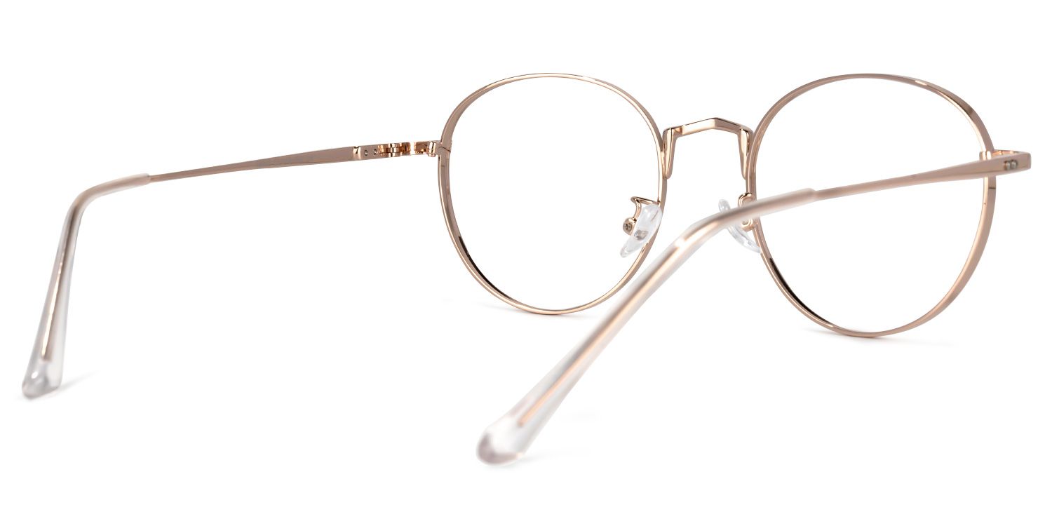 Queeny Gold Rund Brille3