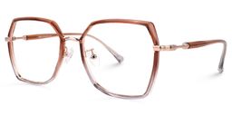 Burt Braun Rechteckig Brille1