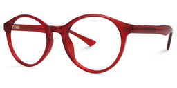 Valary Rote Runde Brille1