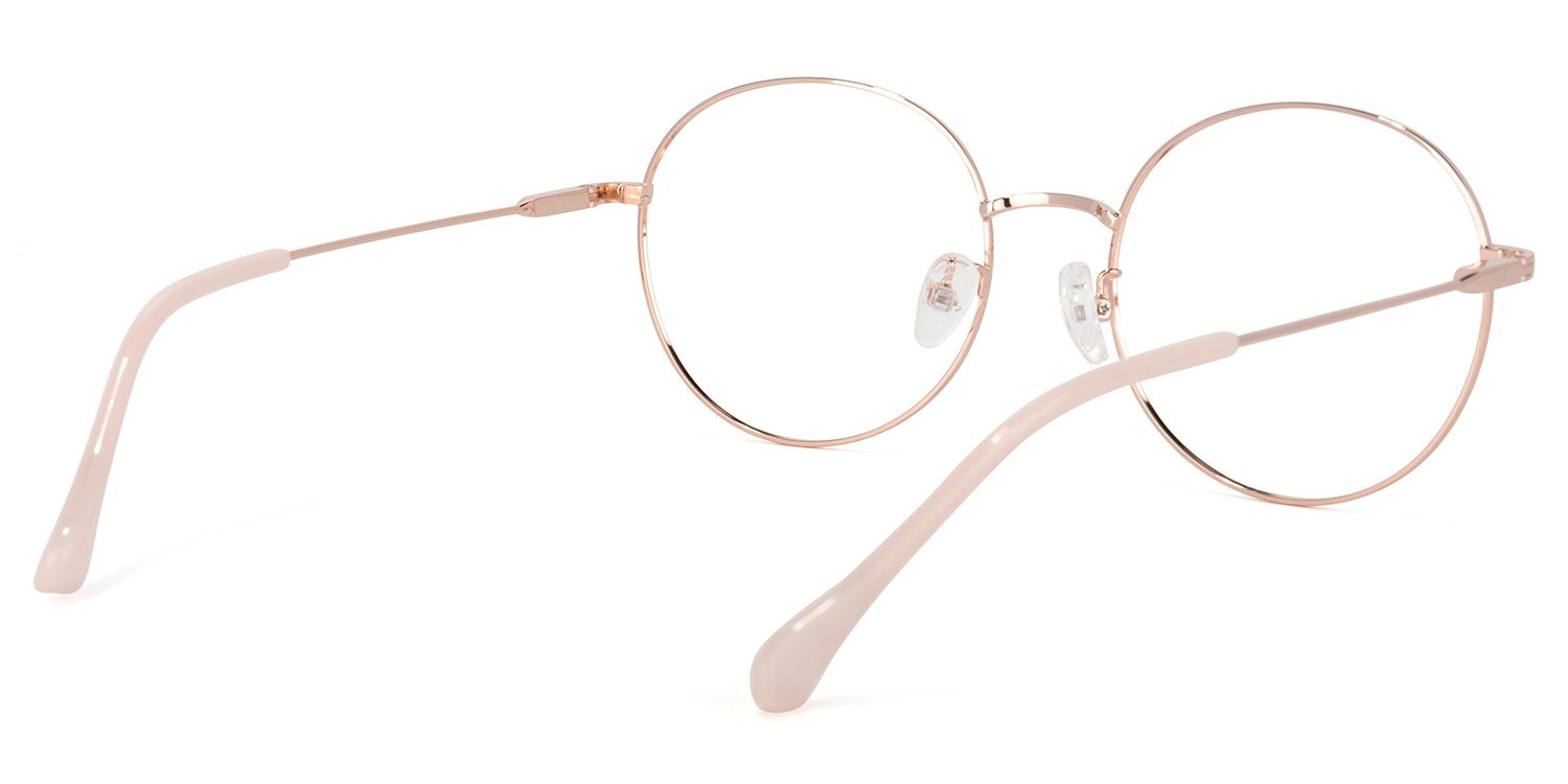 Petula Rosa-Gold Rund Brille4