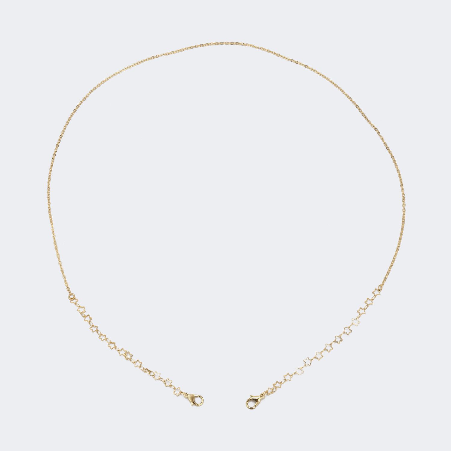 Rasha Gold Pentagramm Brillenkette1