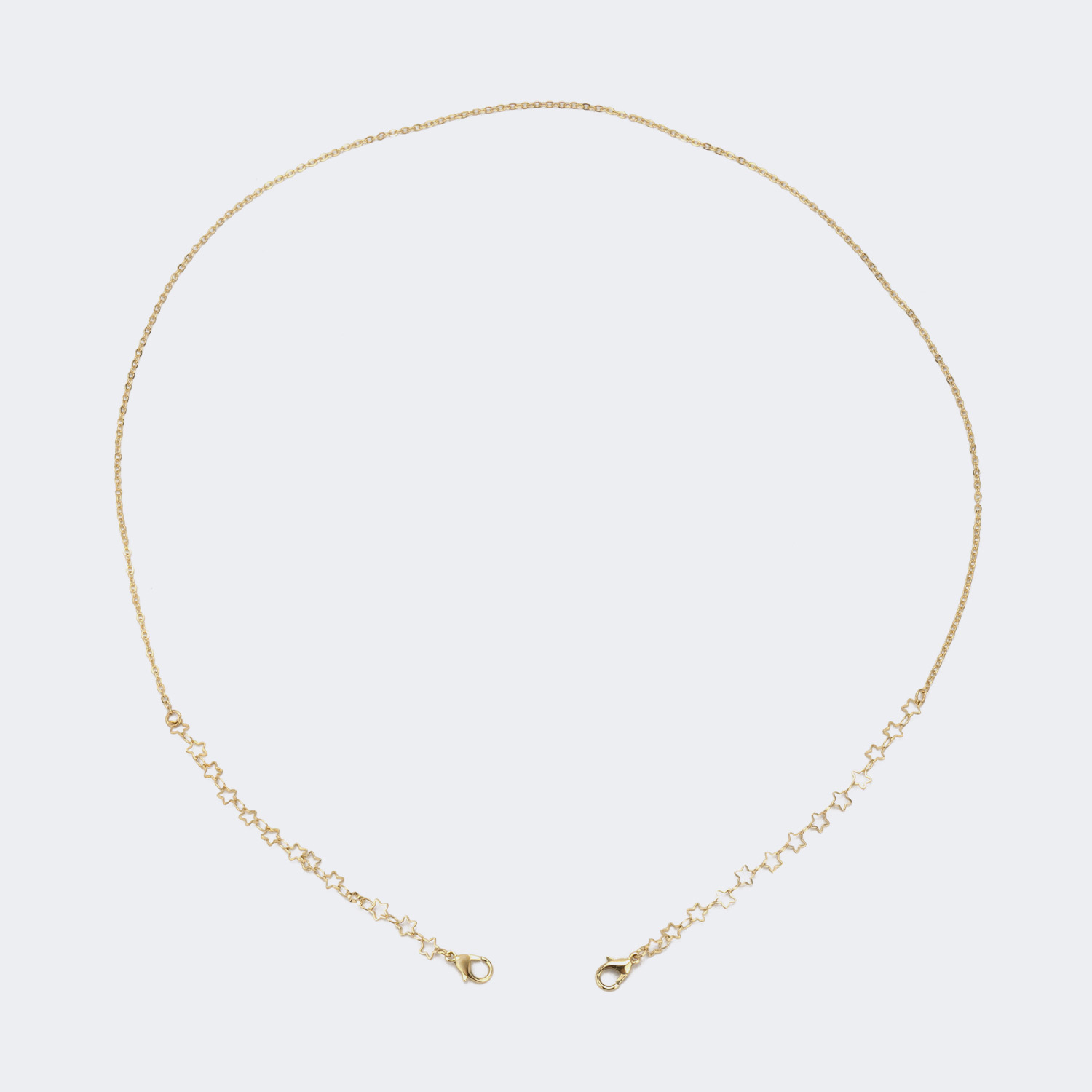 ZEELOOL Rasha Gold Pentagramm Brillenkette