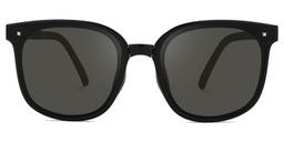 Sulaika Faltbar Schwarz Quadratisch Sonnenbrille0