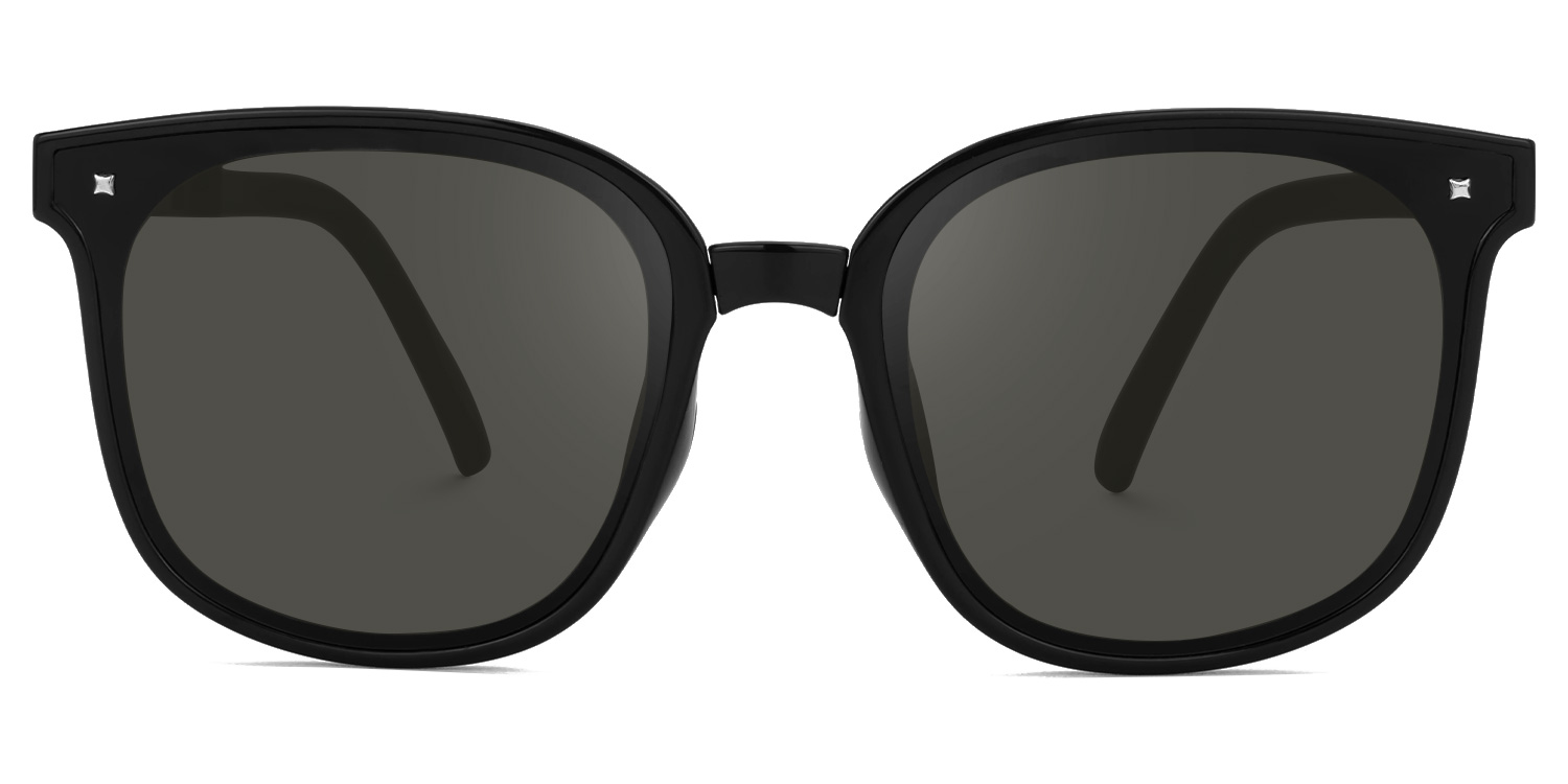Sulaika Faltbar Schwarz Quadratisch Sonnenbrille gutes Bild