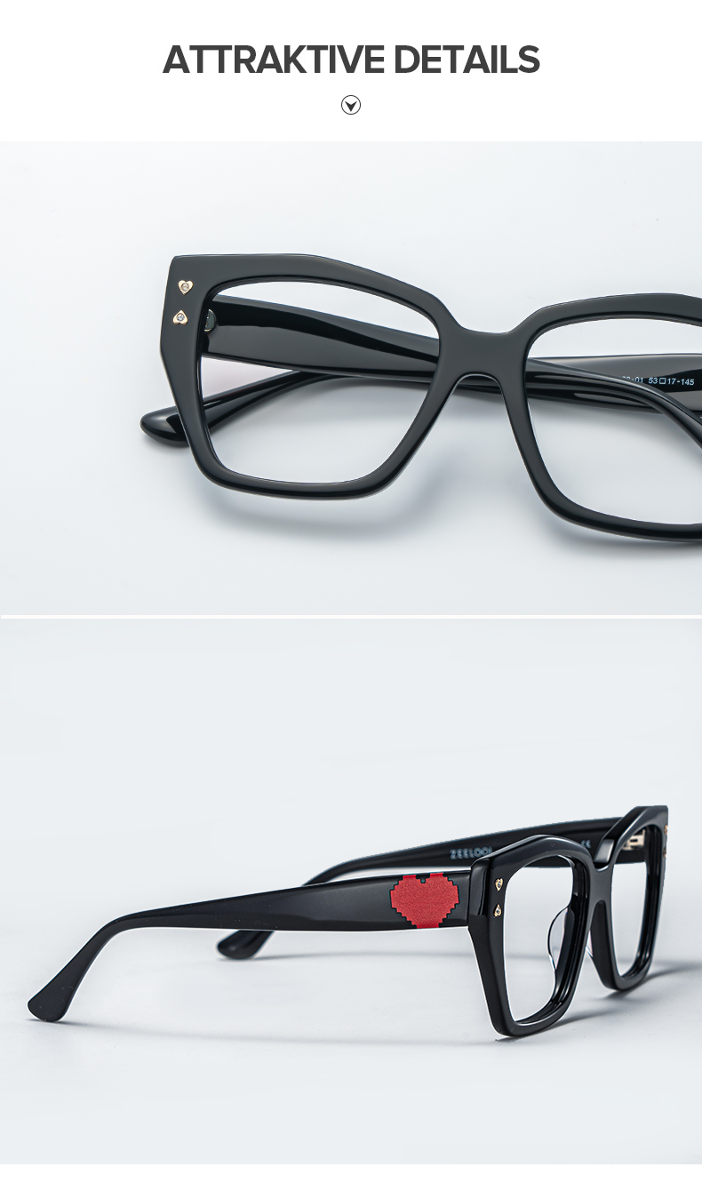 Jemia Schwarz Schmetterling Brille
