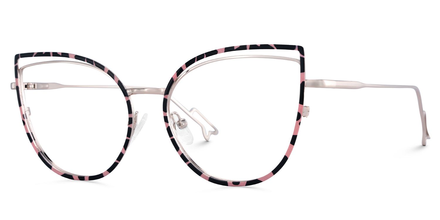 Spivey Rosa-Tortoise Cateye Metall Brille2