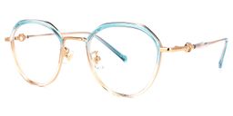 Lionel Blau Geometrisch Brille1