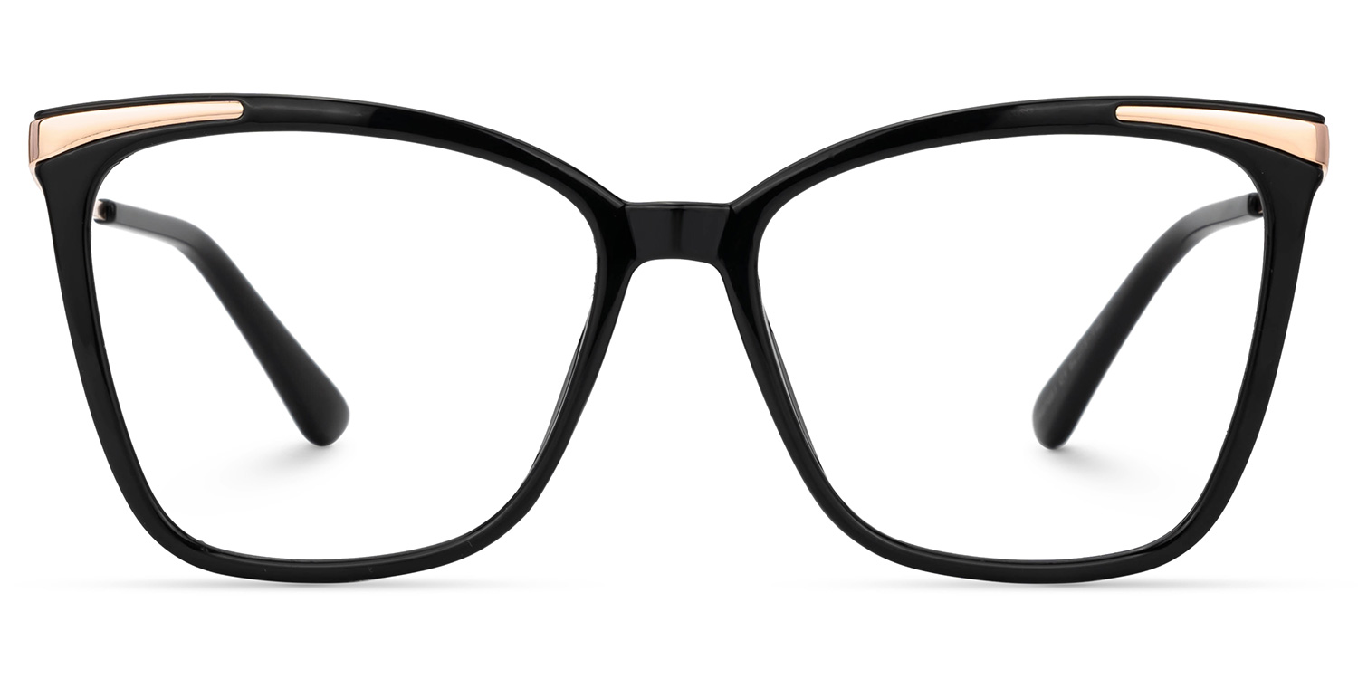 Weslia Schwarz Schmetterling Brille0