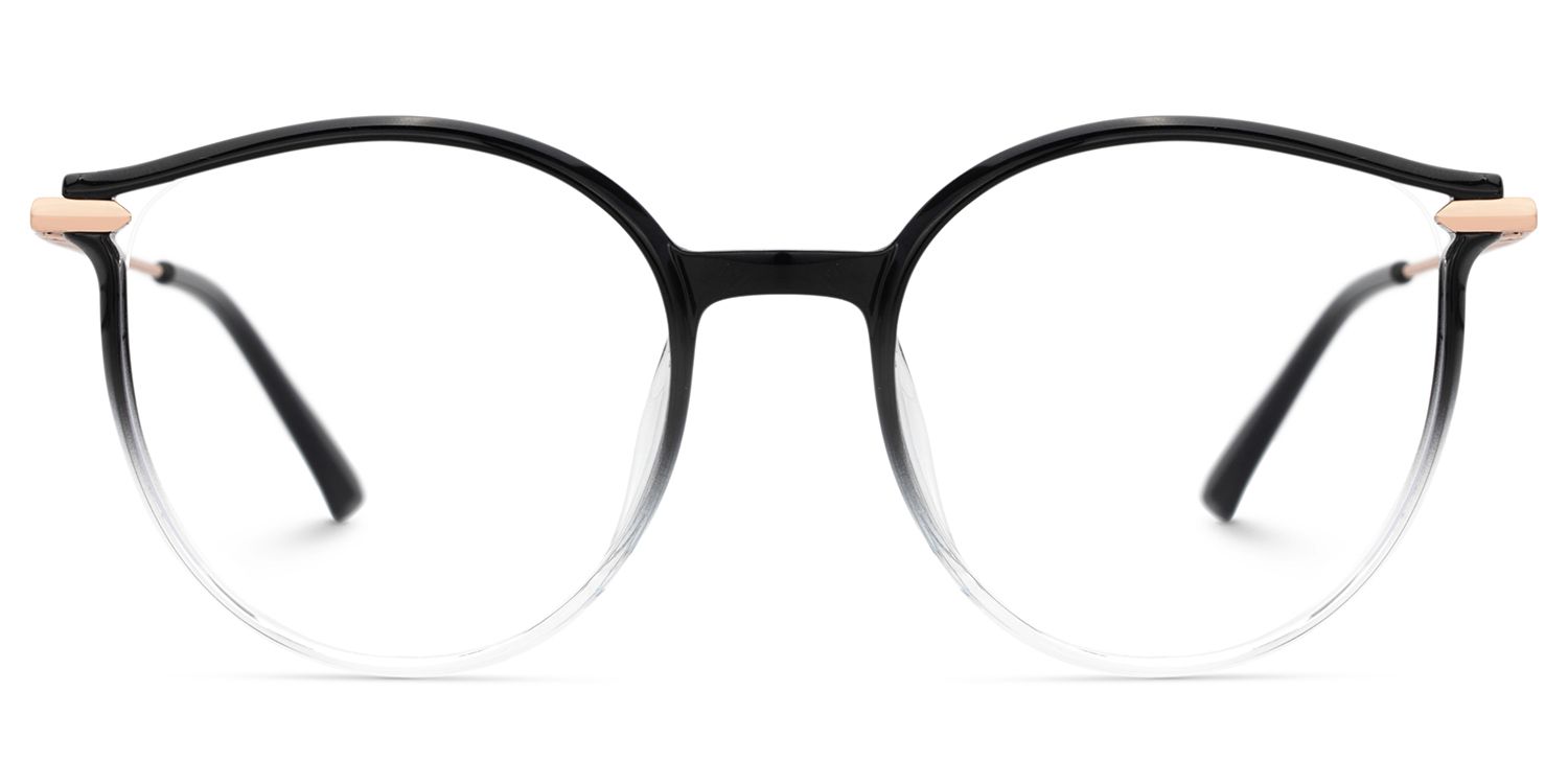 Yadejah Schwarz Cateye TR90 Brille1