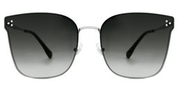 Chloe Silber Quadratisch Sonnenbrille0