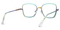 Easter Bunt Quadratisch Brille3