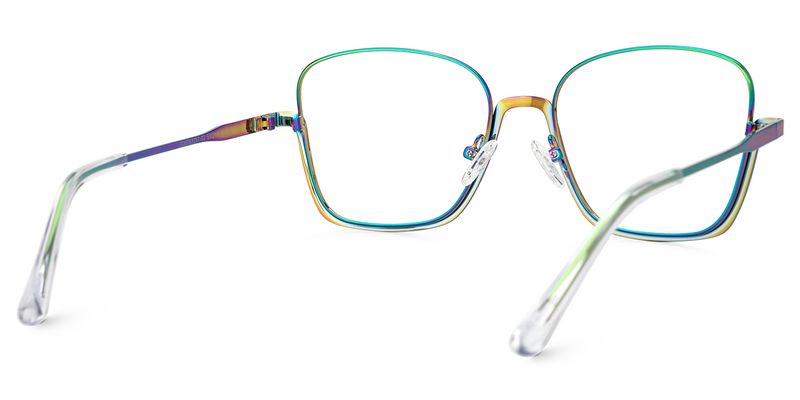 Easter Bunt Quadratisch Brille3