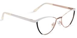 Sydney Weiß schwarz Cateye Brille5