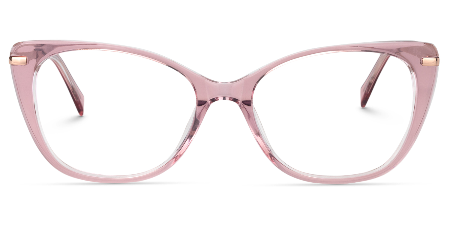 Chanda Rosa Kristall Cateye Brille0