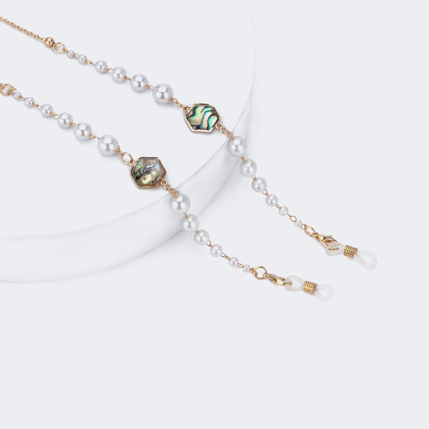 Zenobia Perle Brillenkette0