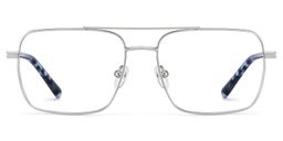 Iris Silber Pilot Brille2