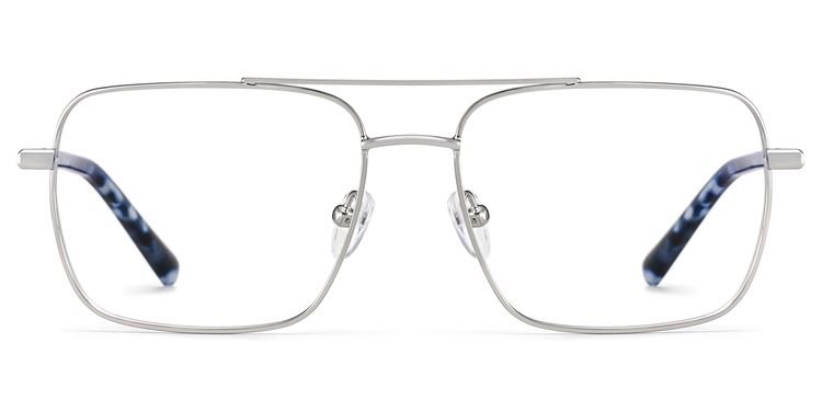 Iris Silber Pilot Brille