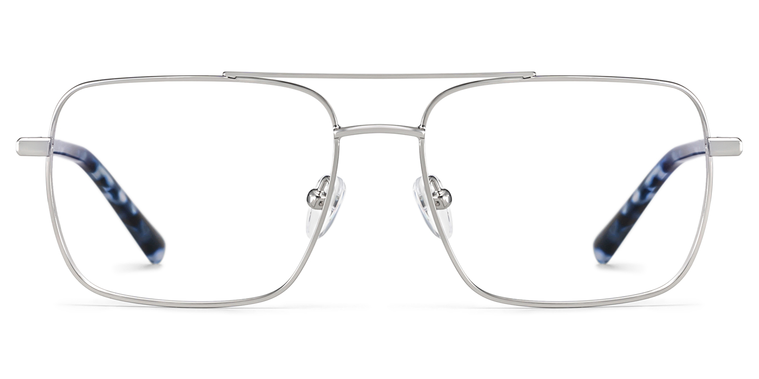 Iris Silber Pilot Brille