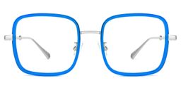 Jace Blau Rechteckig Brille0
