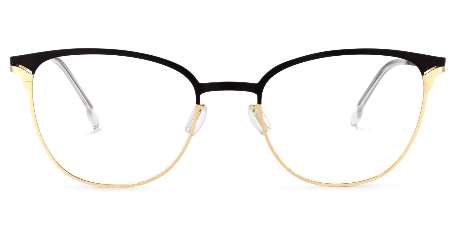 Yelena Schwarze Runde Brille0