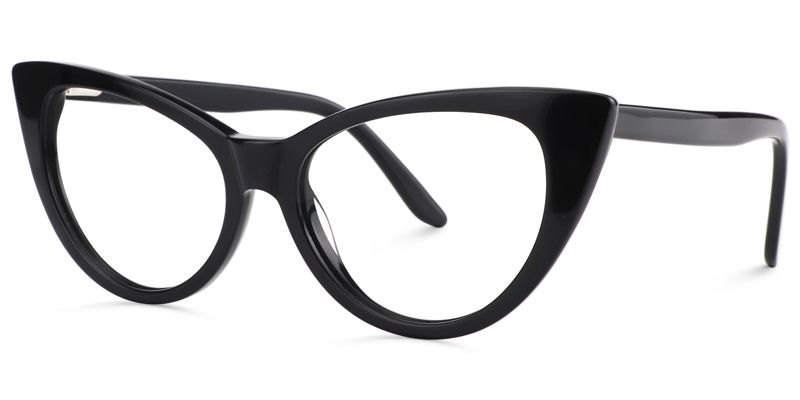 Marilyn Schwarz Cateye Brille1