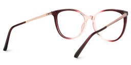 Dagmar Rot Cateye Brille2