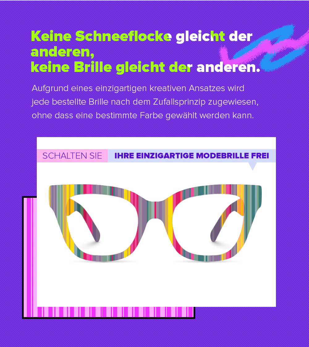 Nereyda Skittles Bunt Cateye Bonbon Brille