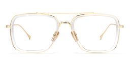 Gifford Klar Gold Pilot Brille0