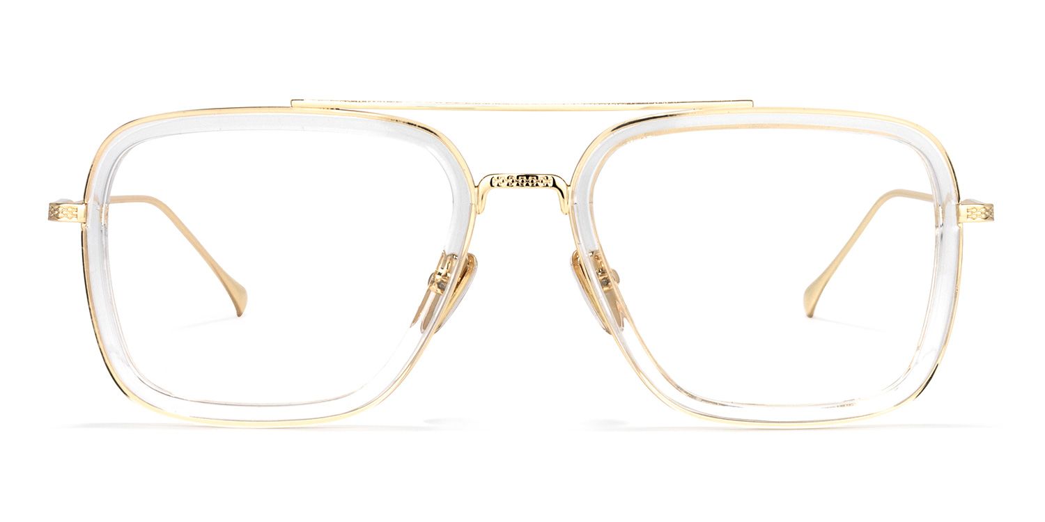 Gifford Klar Gold Pilot Brille0