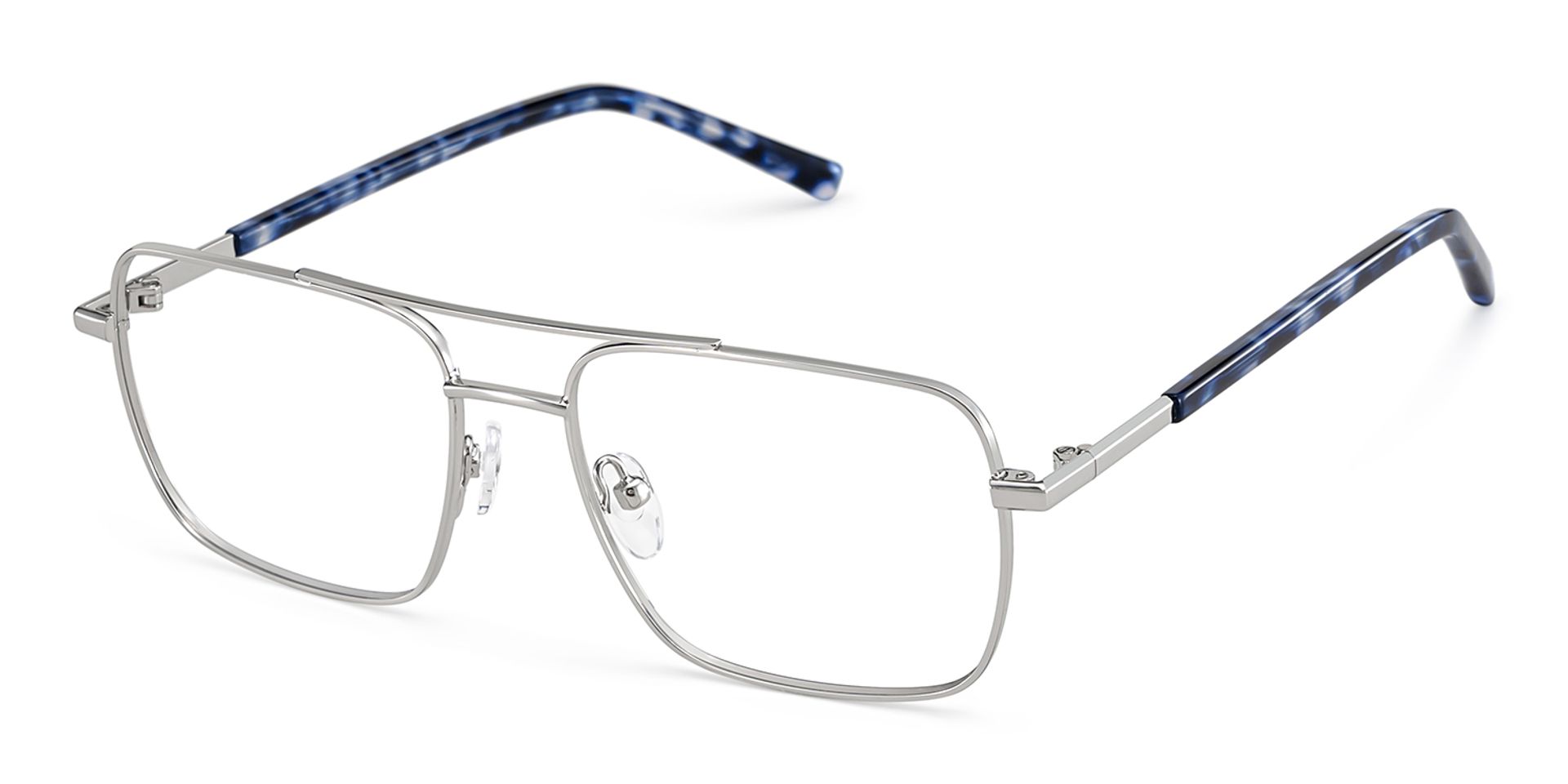 Iris Silber Pilot Metall Brille4