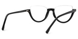 Felicia Schwarz Cat Eye Brille3