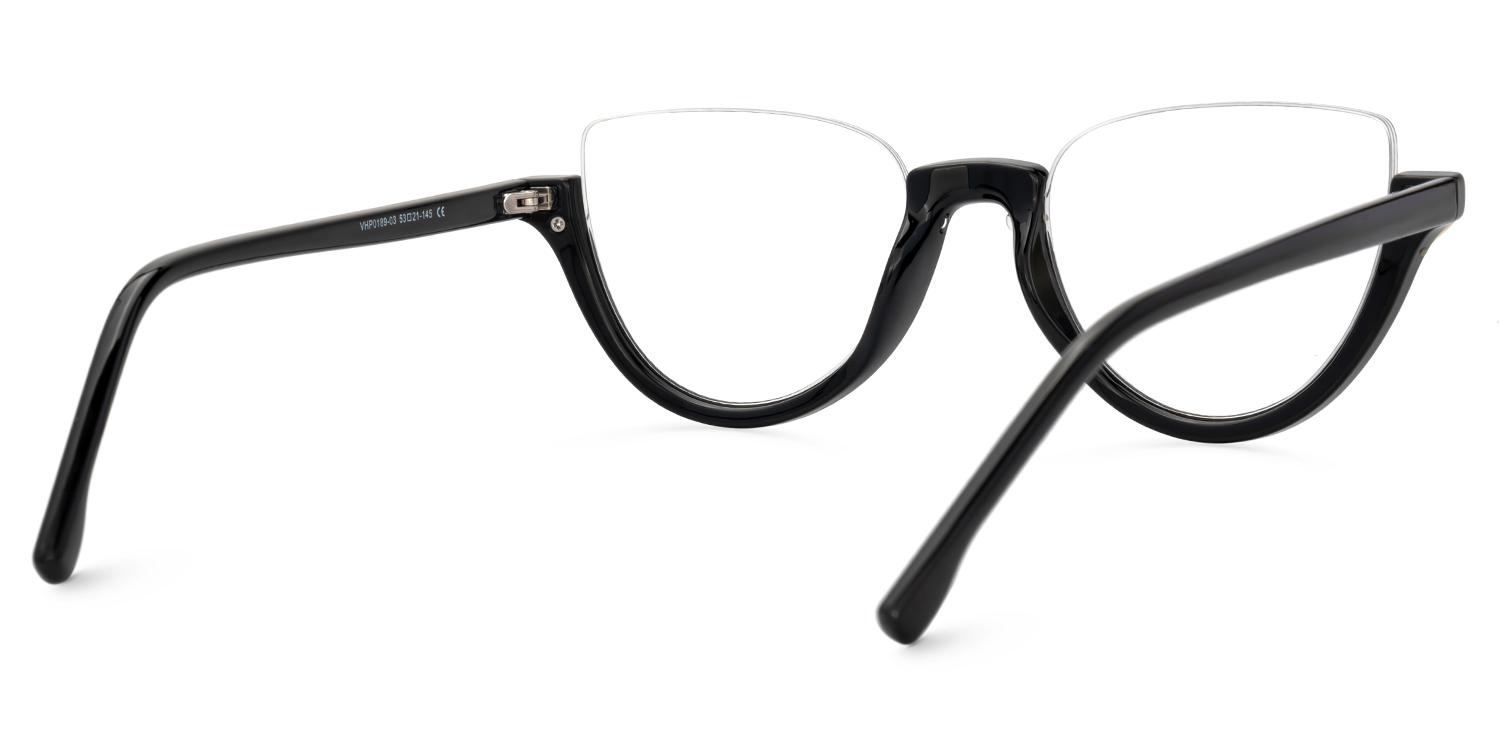 Felicia Schwarz Cat Eye Brille3