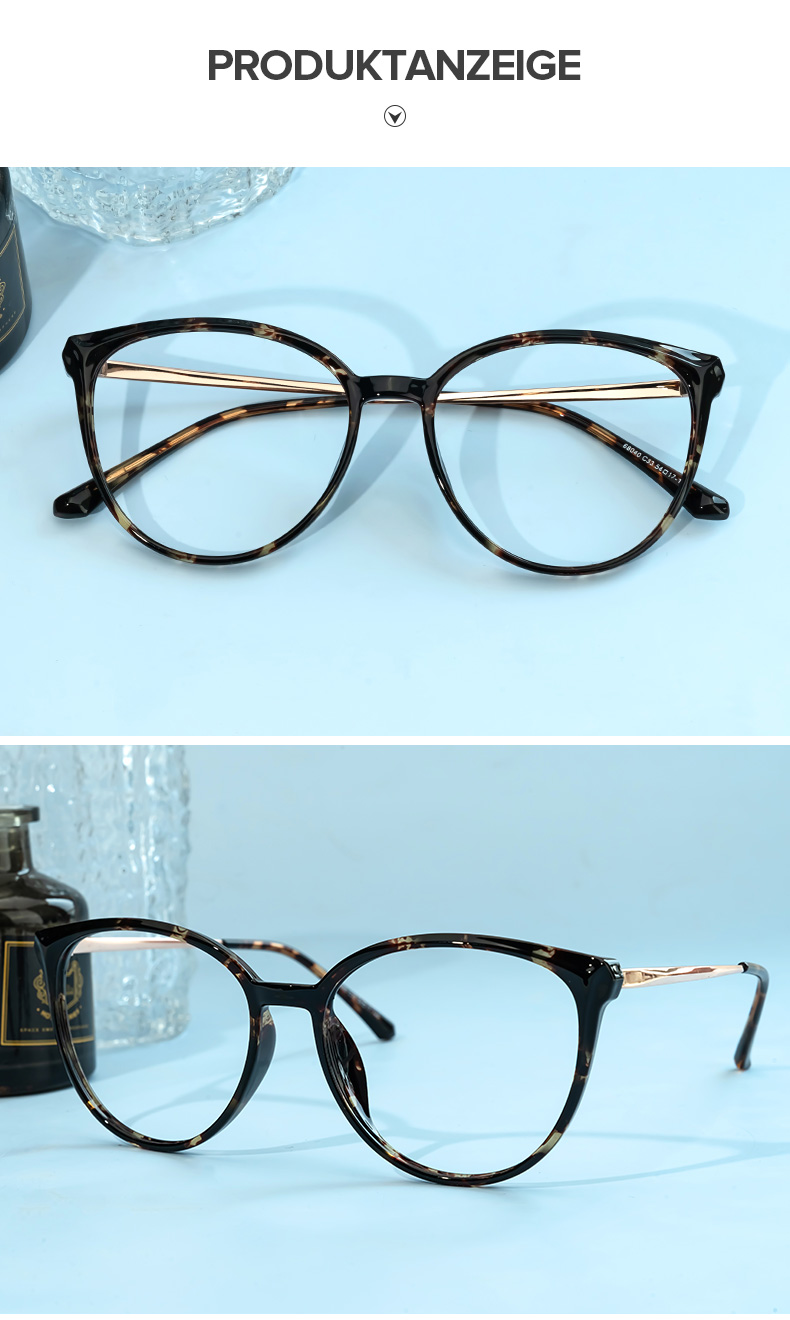Omar Braun-Tortoise Cateye Brille