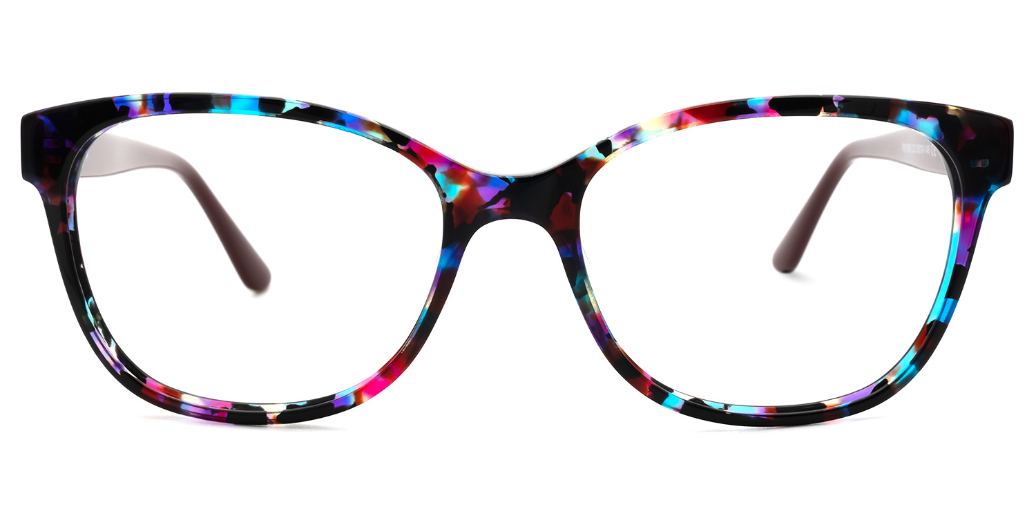 Okes Bunt Rechteckig Brille0