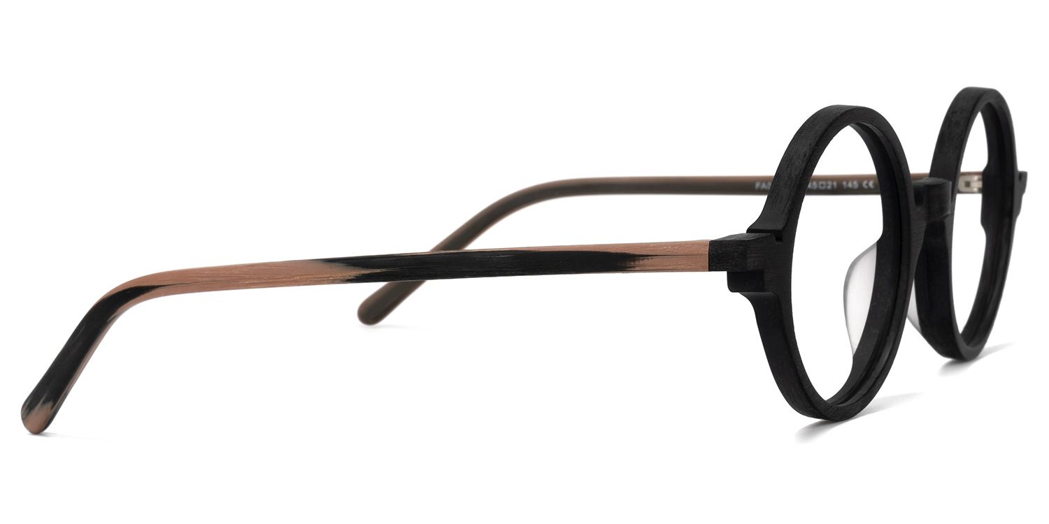 Otto Schwarz Rund Brille2