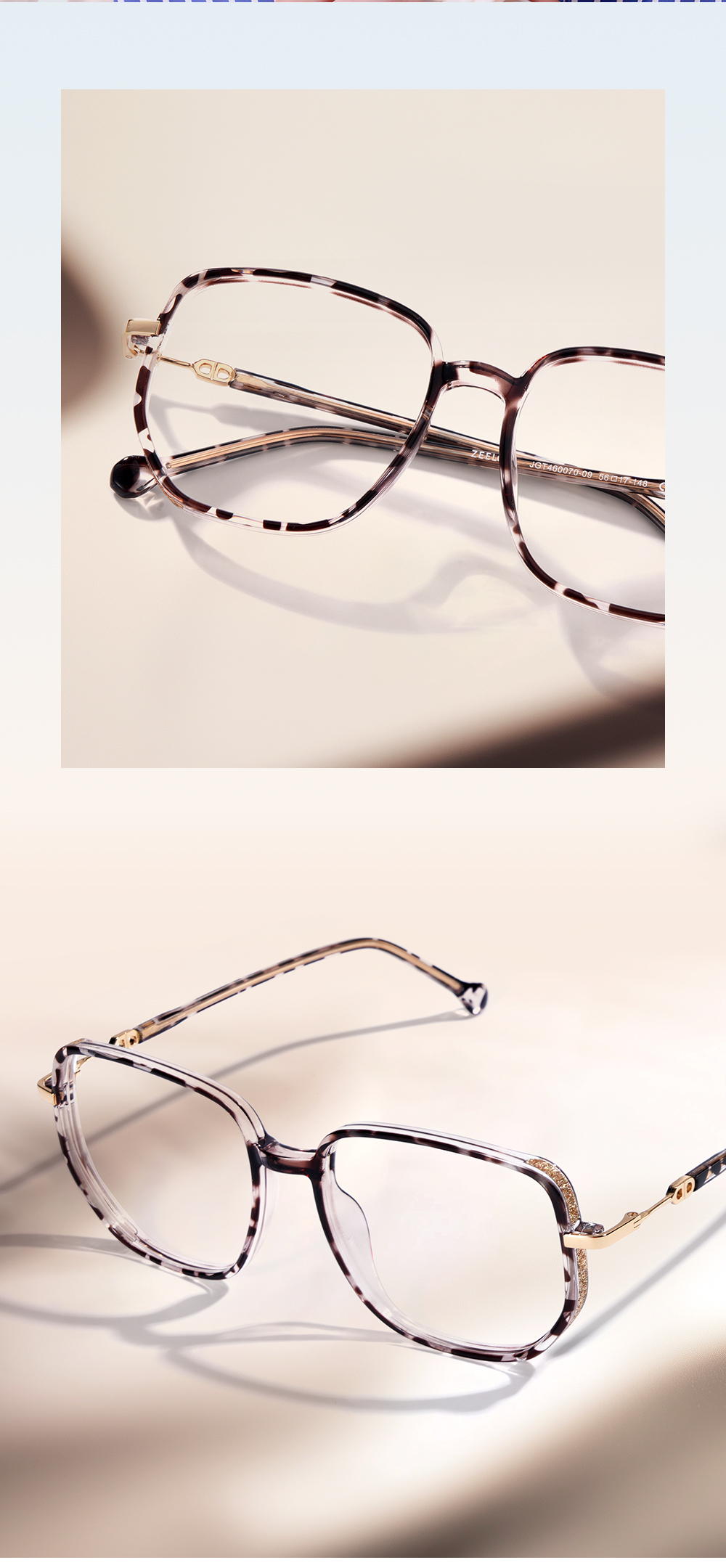 Joana Tortoise Geometrisch Brille