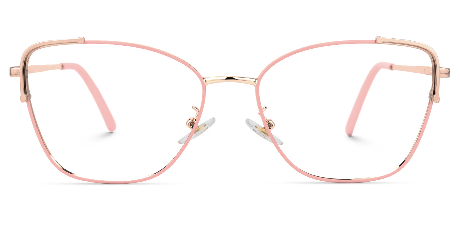 Farida Rosa-Gold Schmetterling Brille0