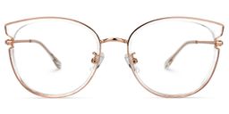 Sue Gold Rund Brille0