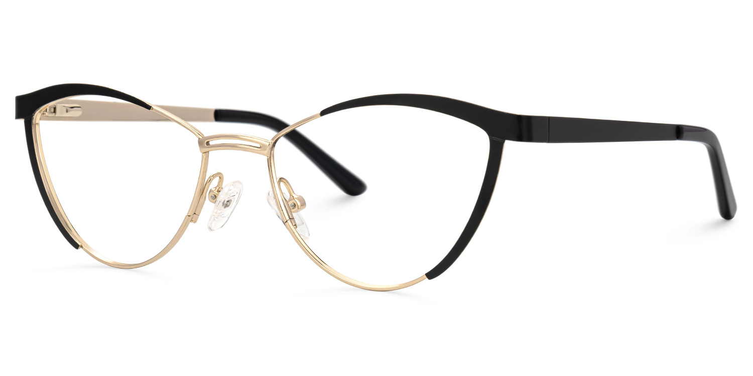 Sydney Schwarz Cat Eye Brille1