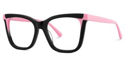 Grubbs Schwarz Quadratisch Brille2