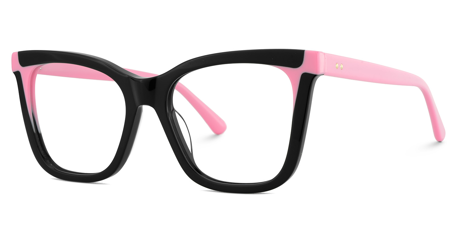 Grubbs Schwarz Quadratisch Brille2