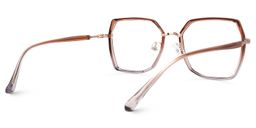 Burt Braun Rechteckig Brille2