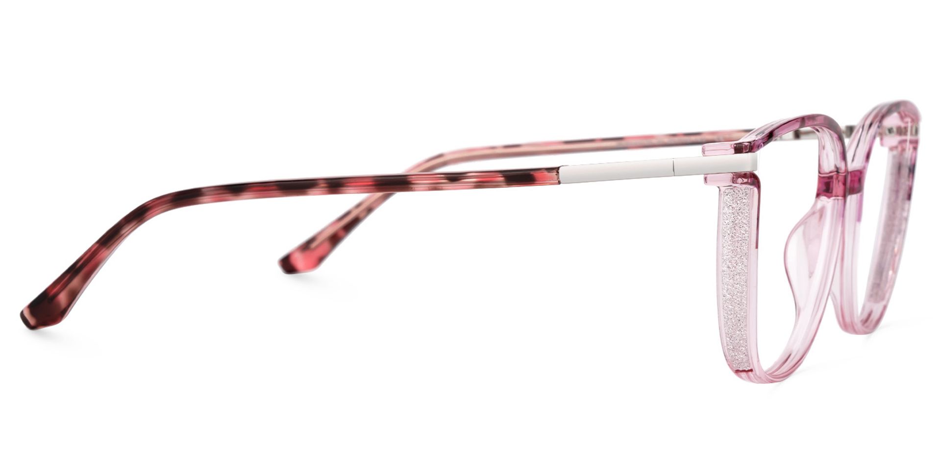 Walden Blumendruck-Rosa Cateye Brille2