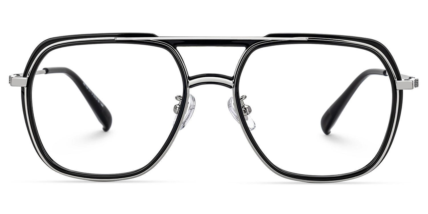 Rickey Schwarz Pilot Brille