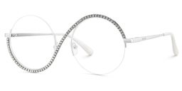 Alina Silber Rund Brille2