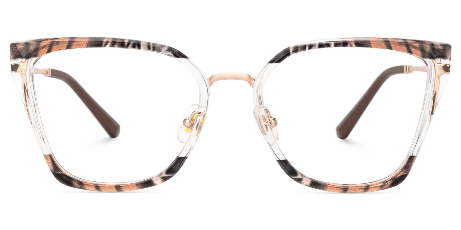Joey Braun-Tortoise Rechteckig Brille0