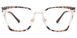 Joey Braun-Tortoise Rechteckig Brille0