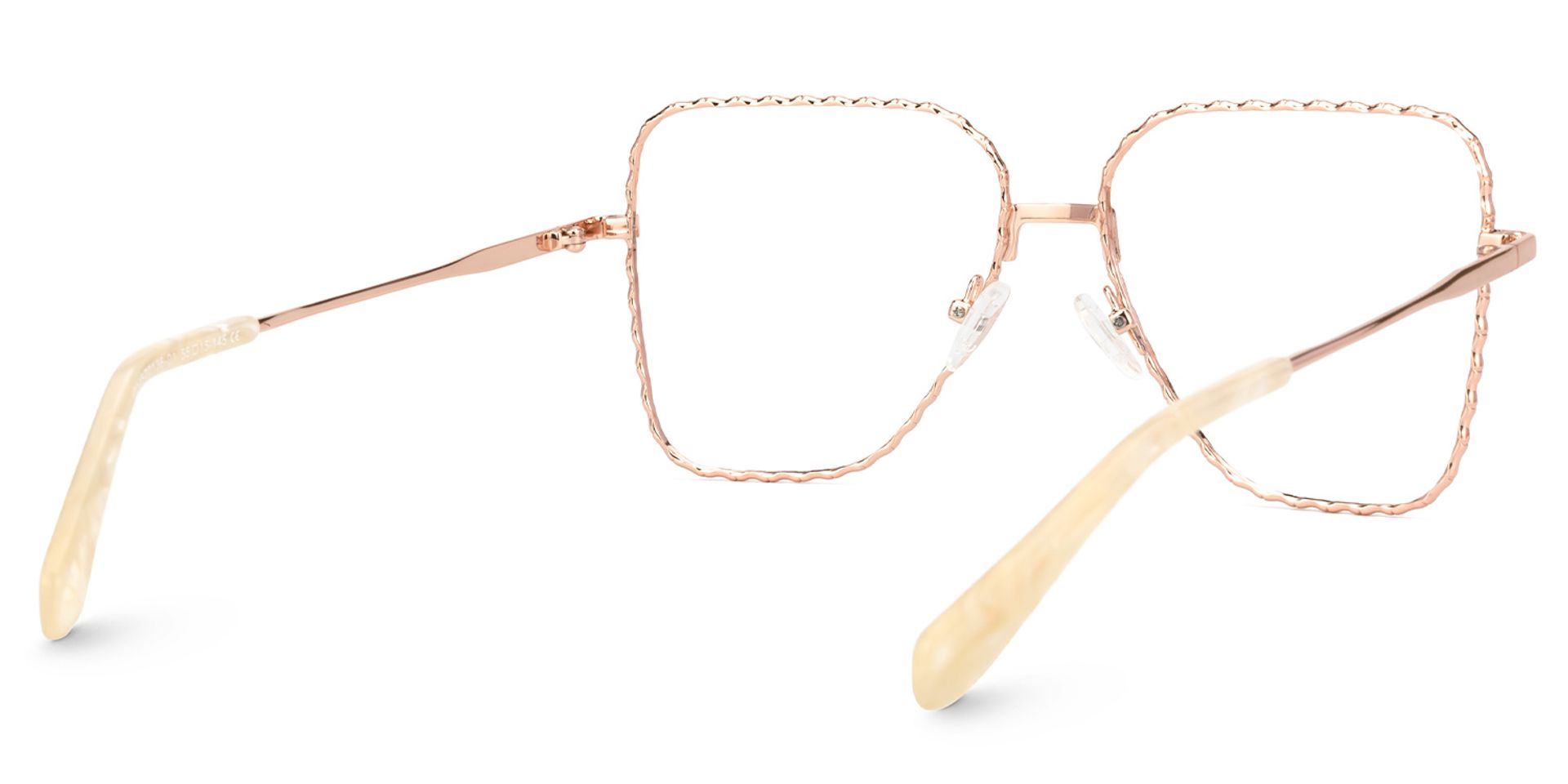 Teri Rosa-Gold Pilot Brille5