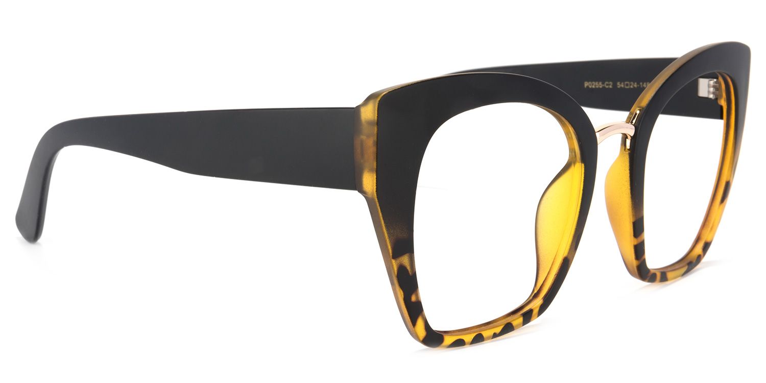 Denis Schwarz Schildkröte Cat Eye Brille2